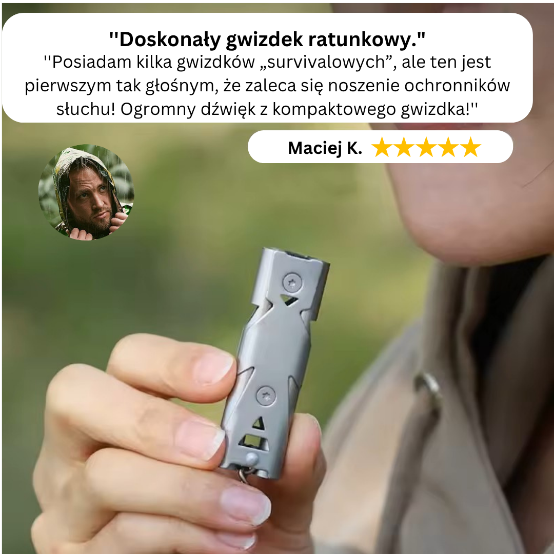 RatunekSignal™ - Gwizdek Survivalowy 150 dB