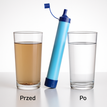 Ratunek Mini Kit 3w1 – Radio + Filtr + Termośpiwór