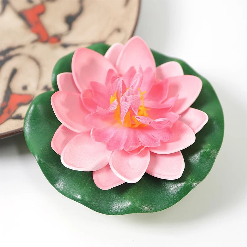 Lotus – Pływający sztuczny kwiat (10cm)