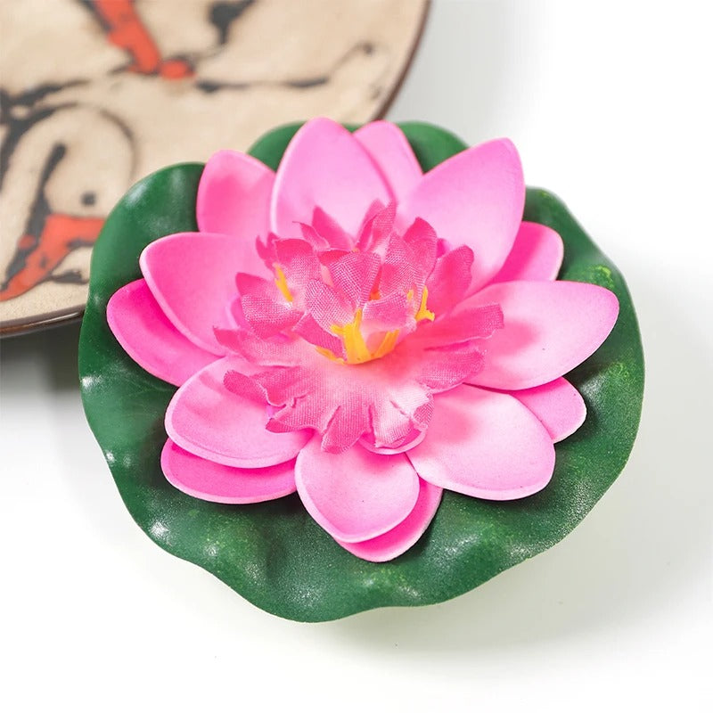 Lotus – Pływający sztuczny kwiat (10cm)