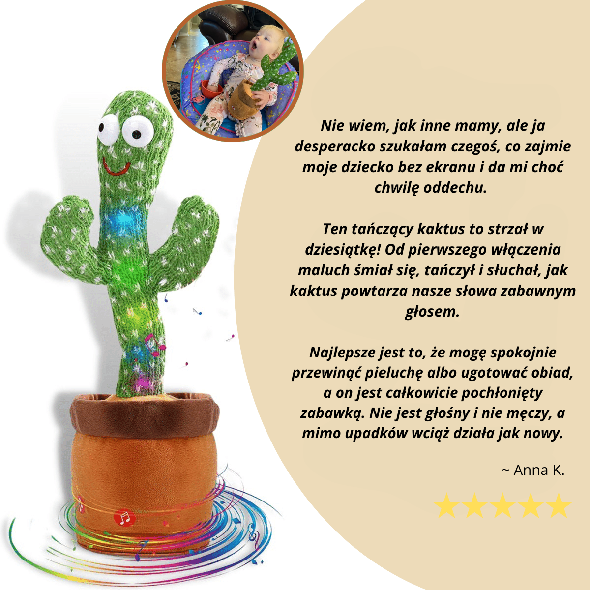Kaktusik | Twój nowy sposób na spokój, radość i rozwój maluszka