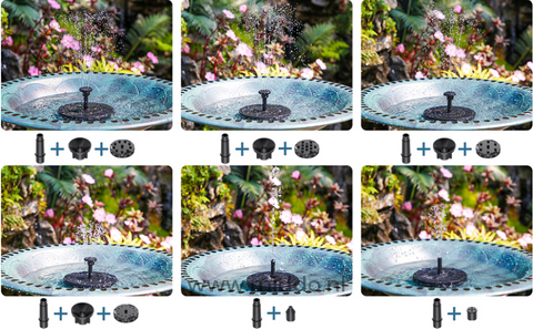 Solar Oasis™ l Ekologiczna fontanna do pojemników i oczek wodnych