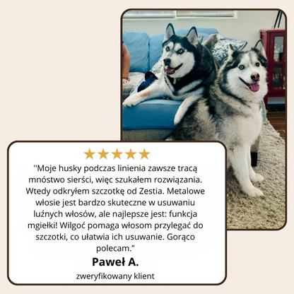 Steami Pro l Profesjonalna szczotka do pielęgnacji zwierząt