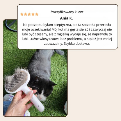 Steami Pro l Profesjonalna szczotka do pielęgnacji zwierząt